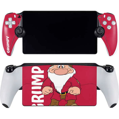Disney Snow White Grumpy Dwarf PlayStation Portal Remote Player Skin