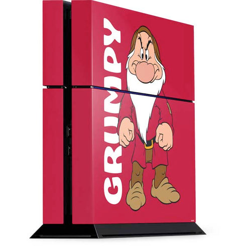 Disney Snow White Grumpy Dwarf PS4 Console Skin