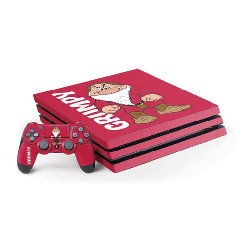 Disney Snow White Grumpy Dwarf PS4 Pro Bundle Skin