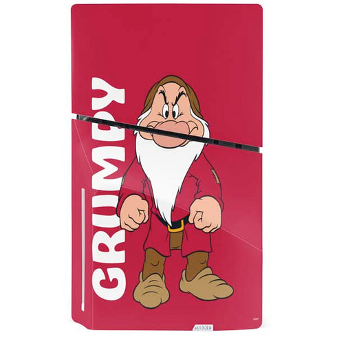 Disney Snow White Grumpy Dwarf PS5 Slim Disk Bundle Skin