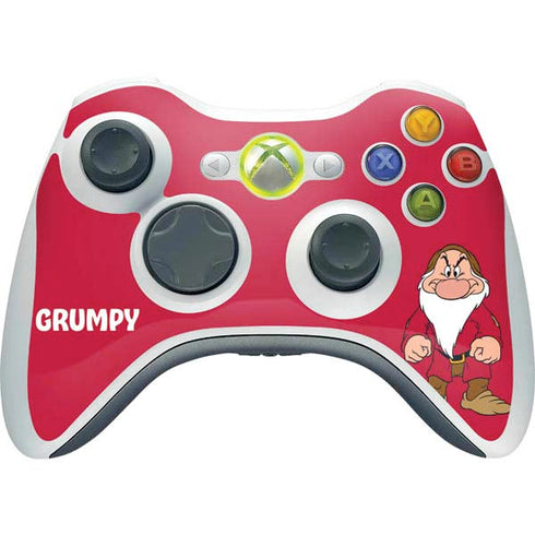 Disney Snow White Grumpy Dwarf Xbox 360 Wireless Controller Skin