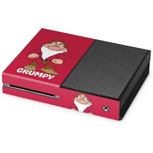 Disney Snow White Grumpy Dwarf Xbox One Console Skin