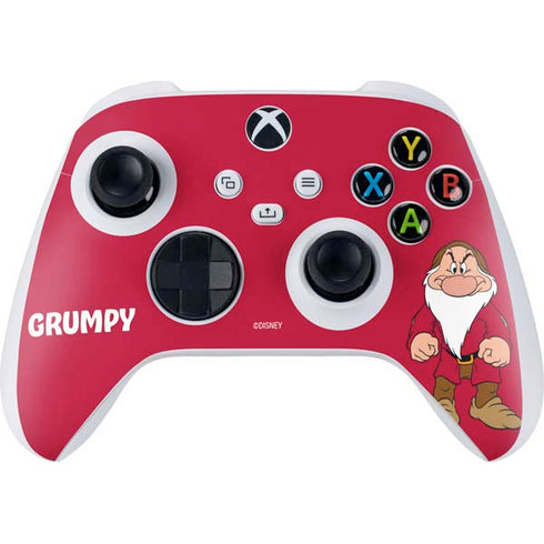 Disney Snow White Grumpy Dwarf Xbox Series S Controller Skin