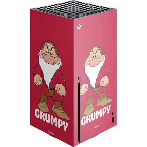 Disney Snow White Grumpy Dwarf Xbox Series X Console Skin