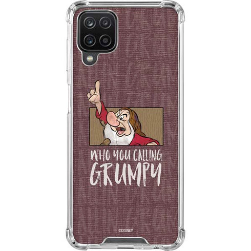 Disney Snow White Grumpy Galaxy A12 Clear Case