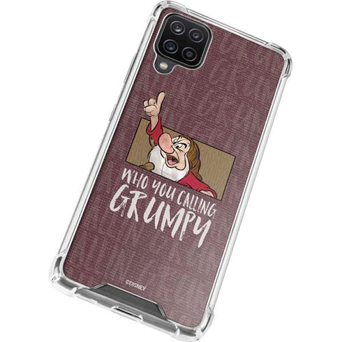 Disney Snow White Grumpy Galaxy A12 Clear Case