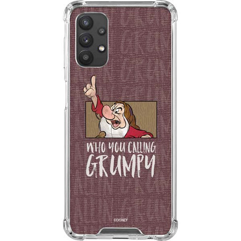Disney Snow White Grumpy Galaxy A32 5G Clear Case
