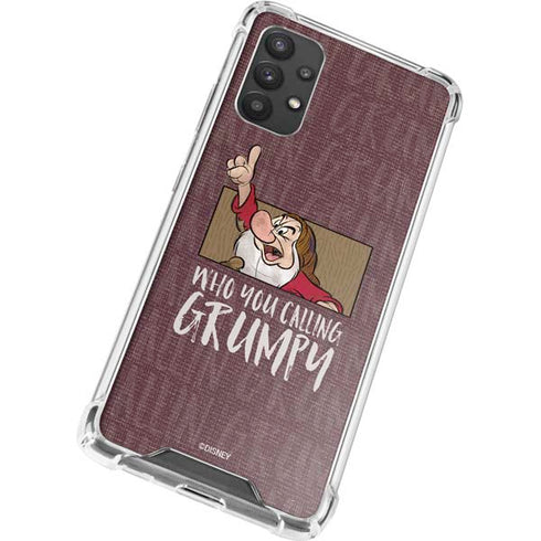 Disney Snow White Grumpy Galaxy A32 5G Clear Case