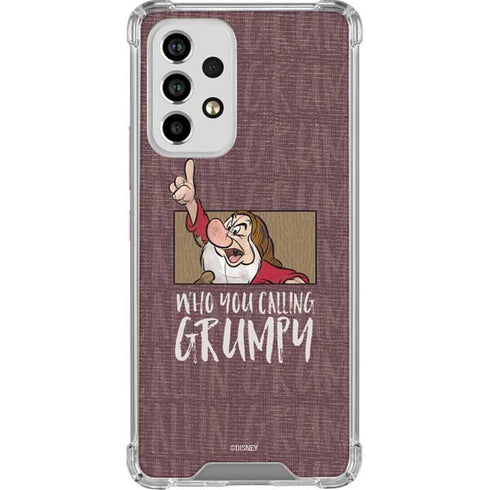 Disney Snow White Grumpy Galaxy A53 5G Clear Case