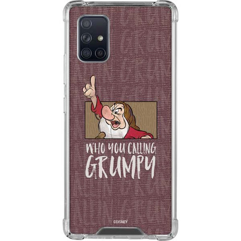Disney Snow White Grumpy Galaxy A71 5G Clear Case