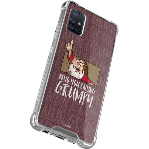 Disney Snow White Grumpy Galaxy A71 5G Clear Case