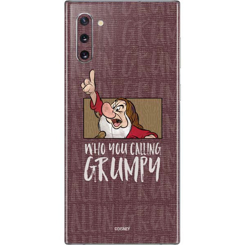 Disney Snow White Grumpy Galaxy Note 10 Skin