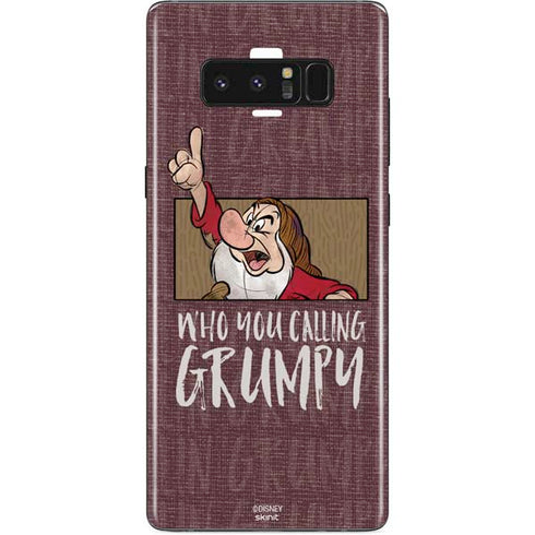 Disney Snow White Grumpy Galaxy Note 8 Skin
