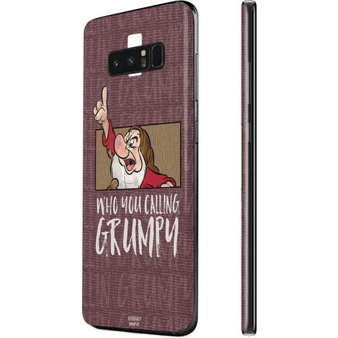 Disney Snow White Grumpy Galaxy Note 8 Skin
