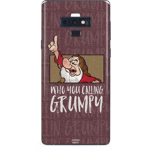 Disney Snow White Grumpy Galaxy Note 9 Skin