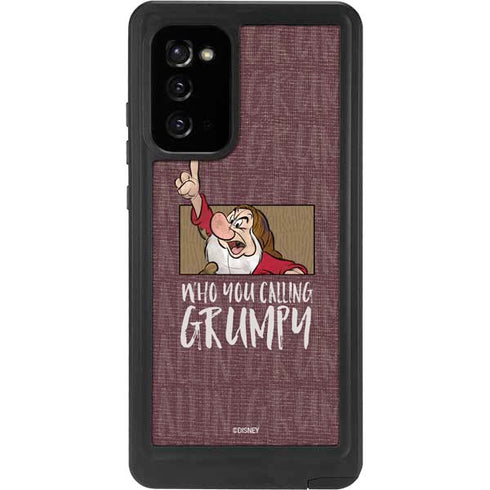 Disney Snow White Grumpy Galaxy Note20 5G Waterproof Case