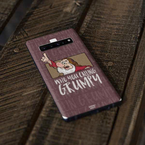 Disney Snow White Grumpy Galaxy S10 Skin
