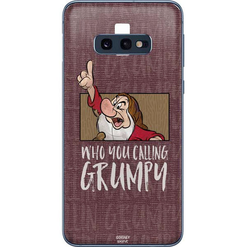 Disney Snow White Grumpy Galaxy S10e Skin