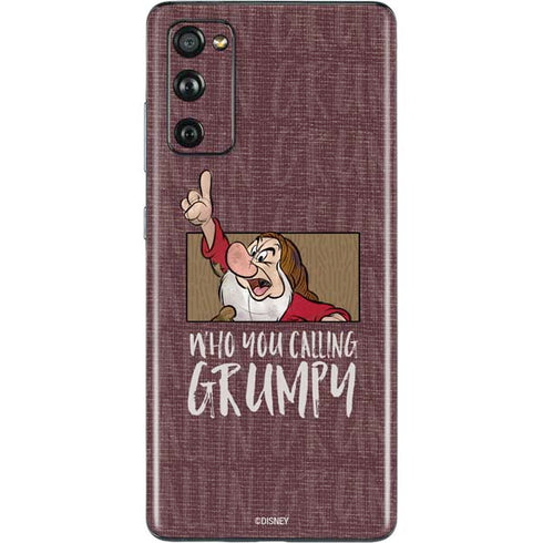 Disney Snow White Grumpy Galaxy S20 Fan Edition Skin