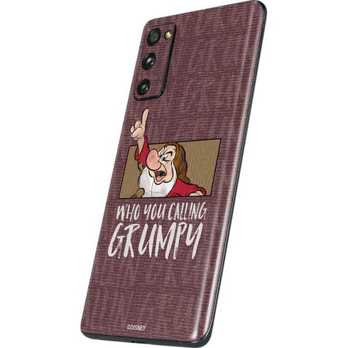 Disney Snow White Grumpy Galaxy S20 Fan Edition Skin