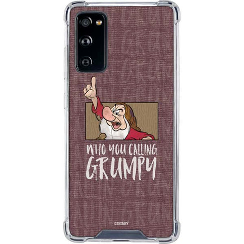 Disney Snow White Grumpy Galaxy S20 FE Clear Case
