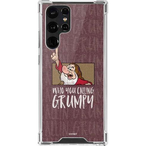 Disney Snow White Grumpy Galaxy S22 Ultra Clear Case