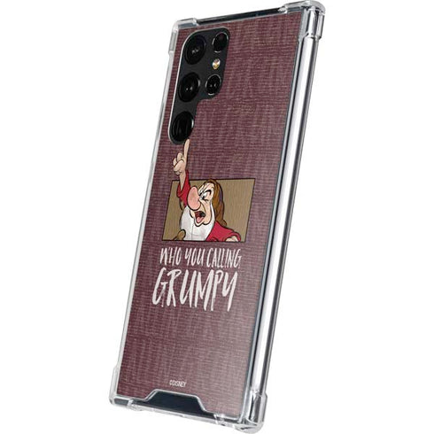 Disney Snow White Grumpy Galaxy S22 Ultra Clear Case
