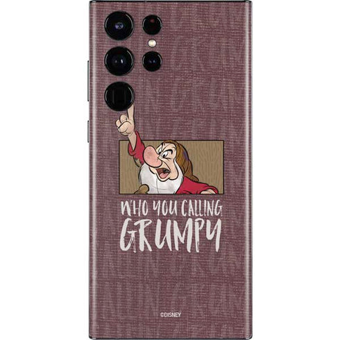 Disney Snow White Grumpy Galaxy S22 Ultra Skin