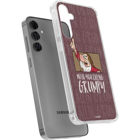 Disney Snow White Grumpy Galaxy S24 Plus Clear Case