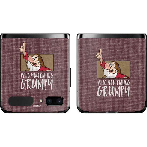Disney Snow White Grumpy Galaxy Z Flip Skin