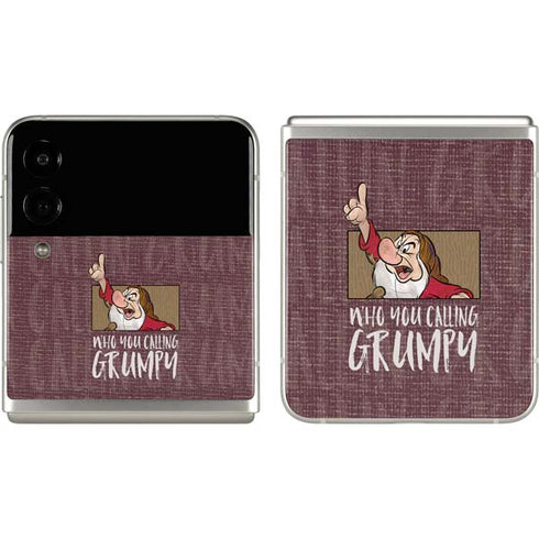 Disney Snow White Grumpy Galaxy Z Flip3 5G Skin
