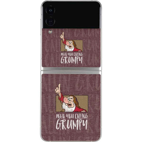 Disney Snow White Grumpy Galaxy Z Flip3 5G Skin