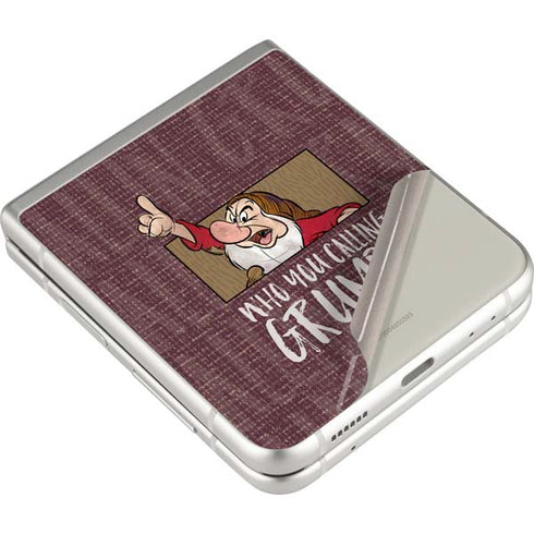 Disney Snow White Grumpy Galaxy Z Flip3 5G Skin