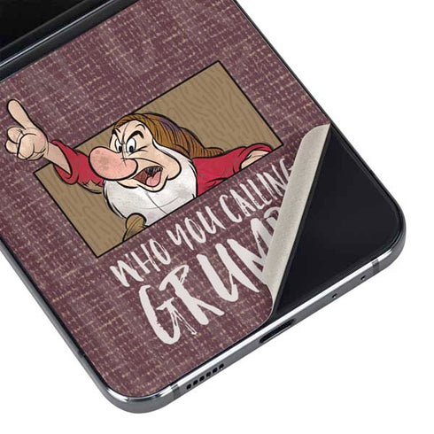 Disney Snow White Grumpy Galaxy Z Flip5 5G Skin