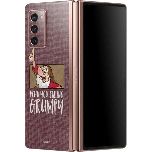 Disney Snow White Grumpy Galaxy Z Fold2 5G Skin