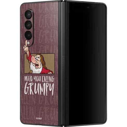 Disney Snow White Grumpy Galaxy Z Fold3 5G Skin