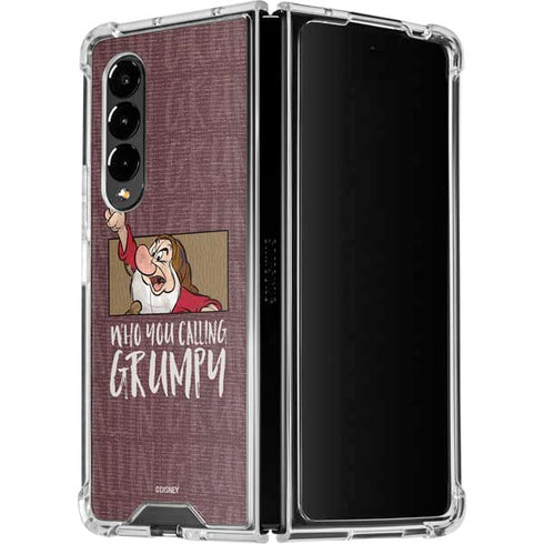 Disney Snow White Grumpy Galaxy Z Fold4 5G Clear Case