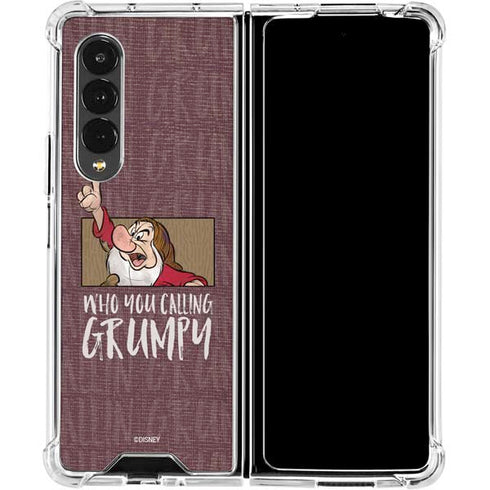 Disney Snow White Grumpy Galaxy Z Fold4 5G Clear Case