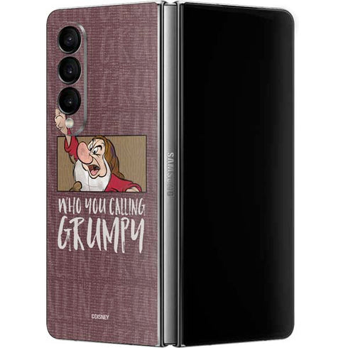 Disney Snow White Grumpy Galaxy Z Fold4 5G Skin