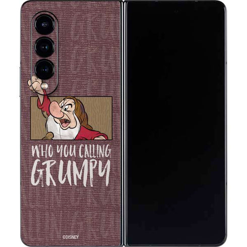 Disney Snow White Grumpy Galaxy Z Fold4 5G Skin