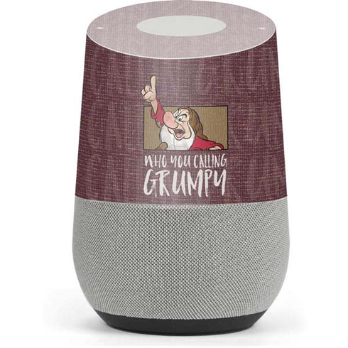 Disney Snow White Grumpy Google Home Skin