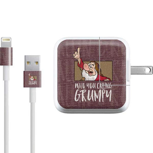 Disney Snow White Grumpy iPad Charger (10W USB) Skin
