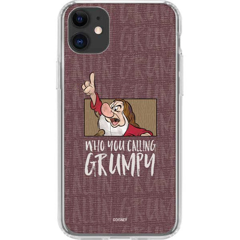 Disney Snow White Grumpy iPhone 11 Clear Case