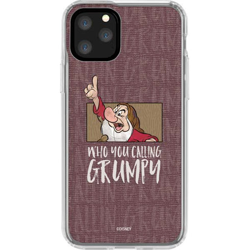 Disney Snow White Grumpy iPhone 11 Pro Clear Case
