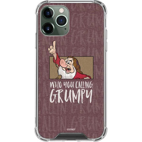 Disney Snow White Grumpy iPhone 11 Pro Max Clear Case