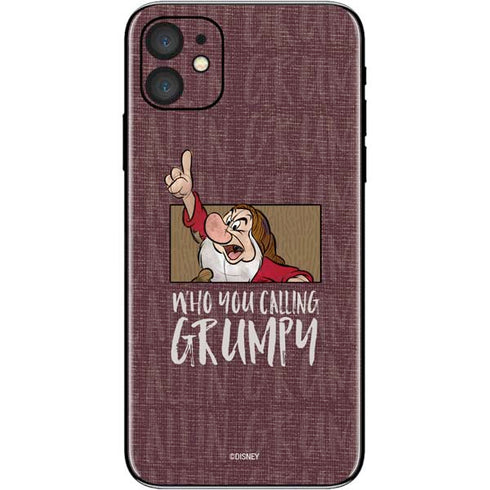 Disney Snow White Grumpy iPhone 11 Skin