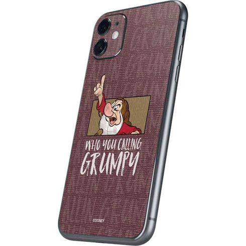 Disney Snow White Grumpy iPhone 11 Skin