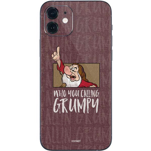 Disney Snow White Grumpy iPhone 12 Mini Skin
