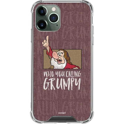 Disney Snow White Grumpy iPhone 12 Pro Clear Case