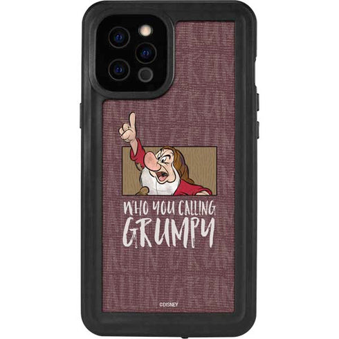 Disney Snow White Grumpy iPhone 12 Pro Max Waterproof Case